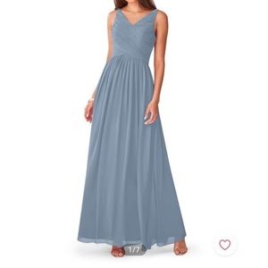 Azazie Ally dress in Dusty Blue size A4